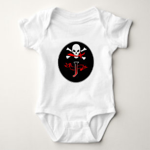 Body Jolly roger J Monogramme initial
