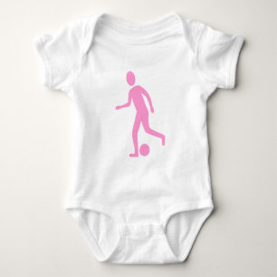 Body Joueur de football - rose