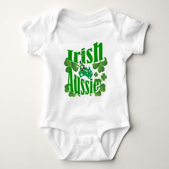 Body Jour de la Saint Patrick australien irlandais (Devant)