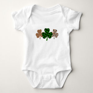 Body Jour de la Saint Patrick Lucky Irish Green Plaid S