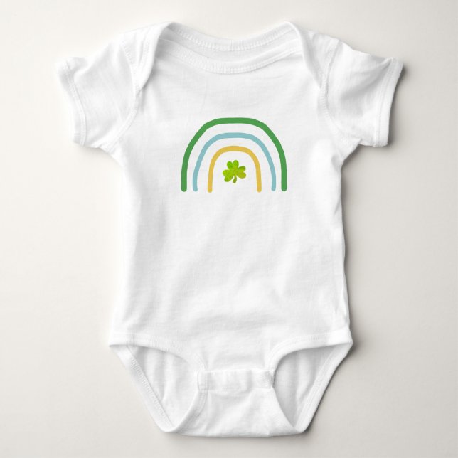 Body Jour de la Saint Patrick Rainbow Irish Kids T-Shir (Devant)