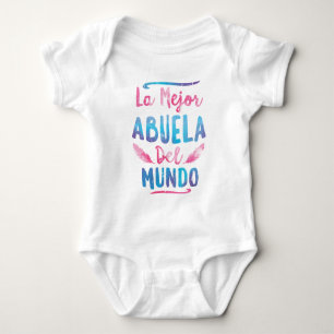 Body Jour de mères de Mejor Abuela Del Mundo Grandma d