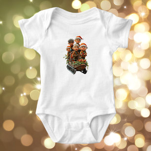 Body Jour de Noël Snow Fun Baby Bodysuit