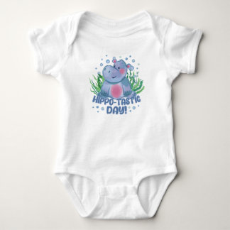 Body “Journée Hippopotame-Tastique” – Hippopotame Bleu