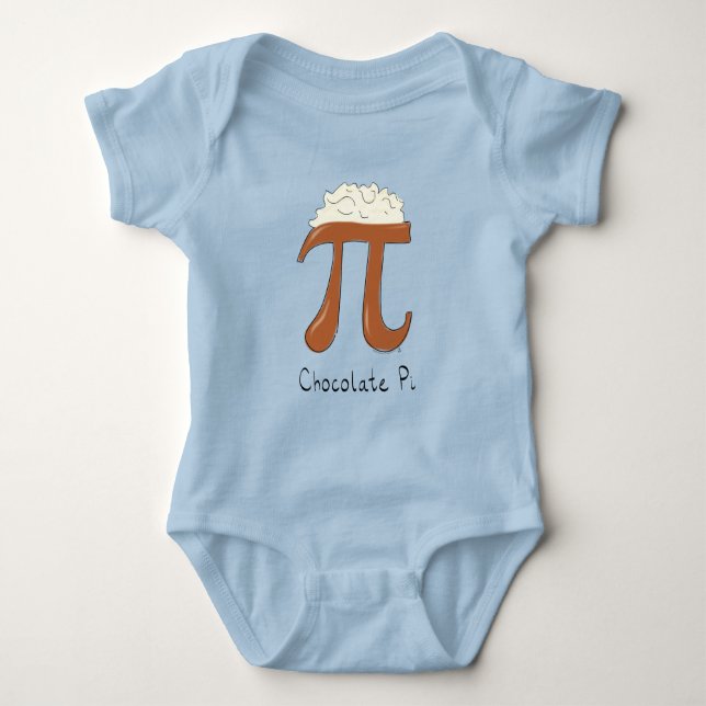 Body Journee Pi Symbol Chocolate Math Professeur Humour (Devant)