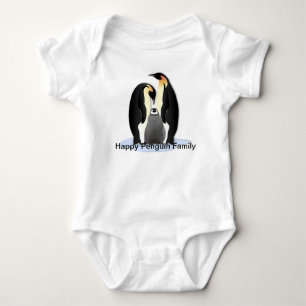Body Joyeuse chemise bébé de la famille des pingouins