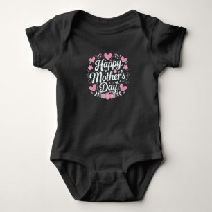 Body Joyeuse fête des Mères Maman mignonne florale Gran