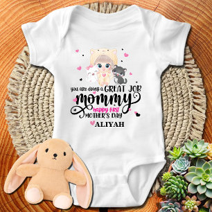 Body Joyeuse première fête des mères - Bébé fille