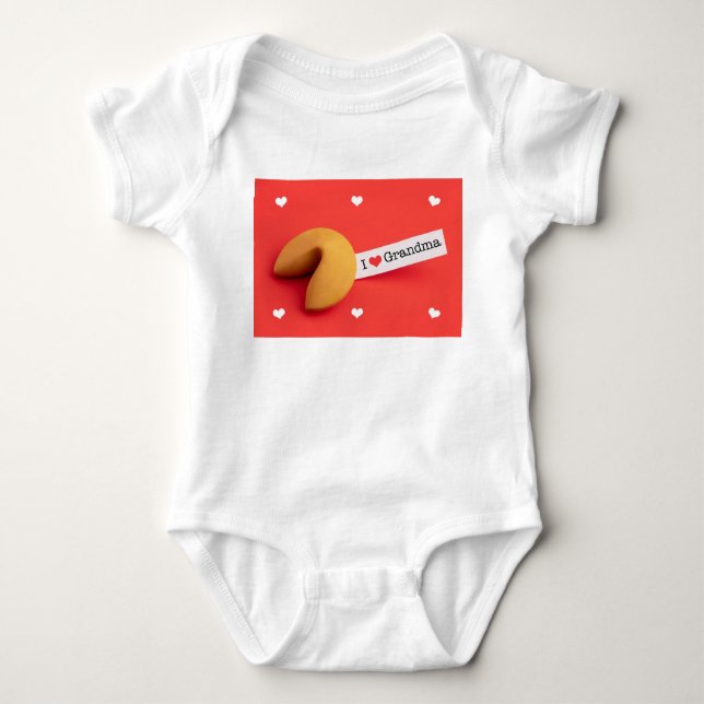 Body Joyeuse Saint-Valentin Grand-mère Cookie Fortune   (Devant)