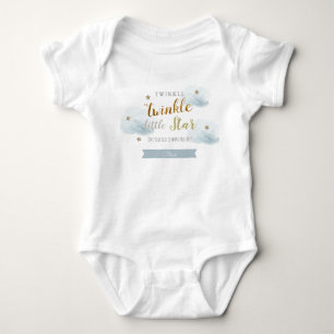 Body Joyeux 1er anniversaire Twinkle Twinkle Little Sta