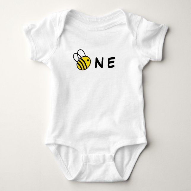 Body Joyeux anniversaire Bumble Bee 1er  (Devant)