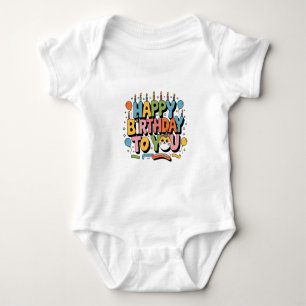 Body Joyeux Anniversaire Chat Mignon