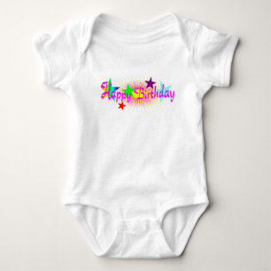 Body Joyeux anniversaire et étoiles -