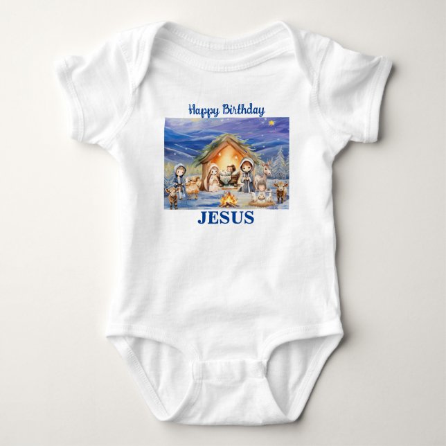 Body Joyeux Anniversaire Jésus Noël (Devant)