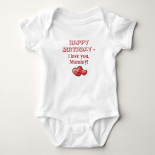 Body Joyeux anniversaire maman, cadeau de la fête des m