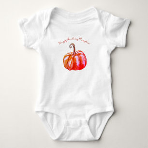 Body Joyeux Anniversaire T-shirt Citrouille