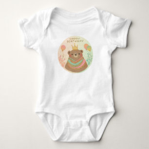 Body Joyeux anniversaire Teddy Bear Illustration