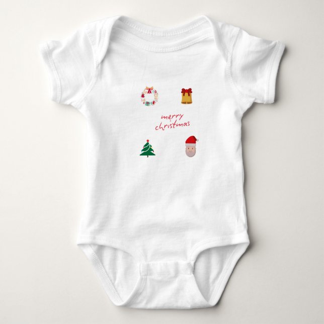 Body joyeux bébé noël (Devant)
