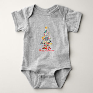 Body Joyeux comptable de Noël Père Noël Xmas Tree CPA A