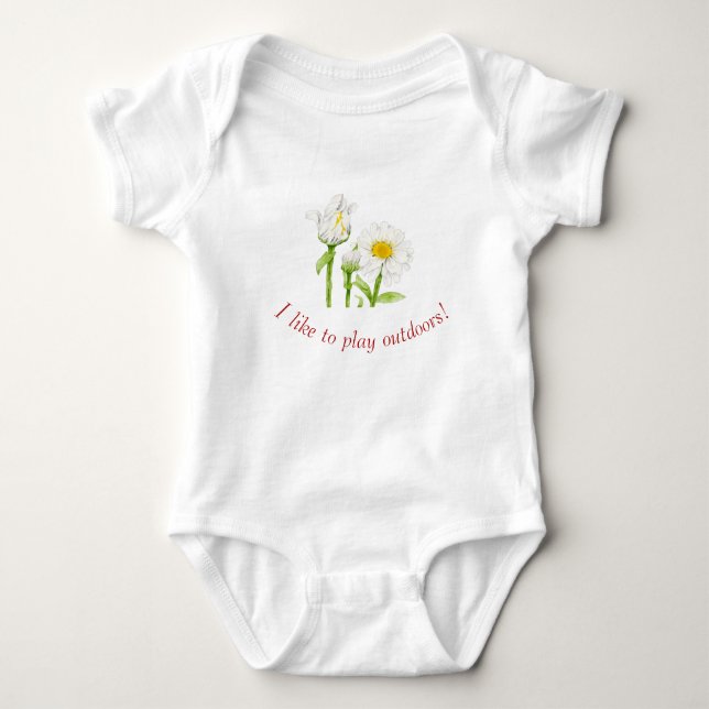 Body Joyeux été sur un maillot de bébé (S) (Devant)