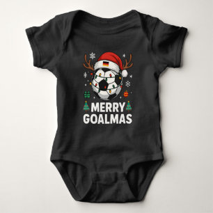 Body Joyeux Goalmas - Football de Noël drôle