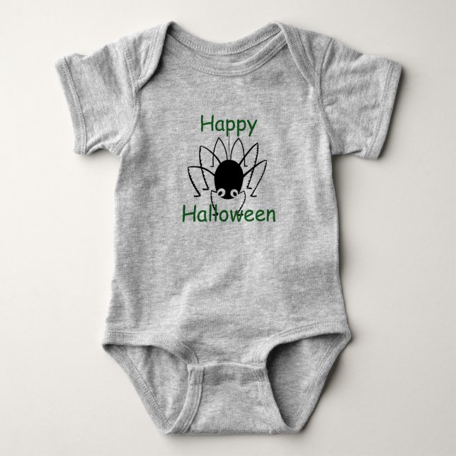 Body Joyeux Halloween Araignée (Devant)