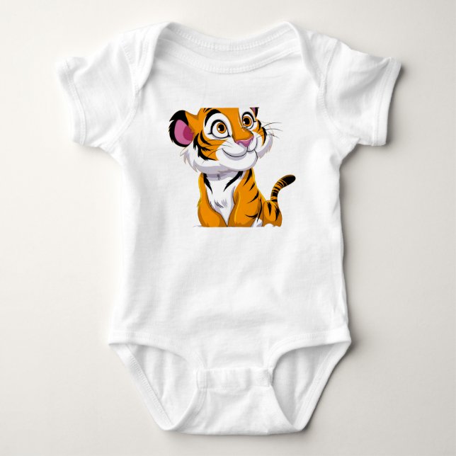 Body Joyeux Jersey de tigre de dessin (Devant)