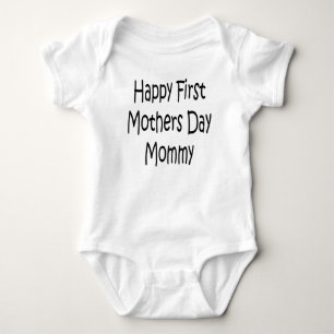 Body Joyeux Jour des mères maman bébé Gerber Coton