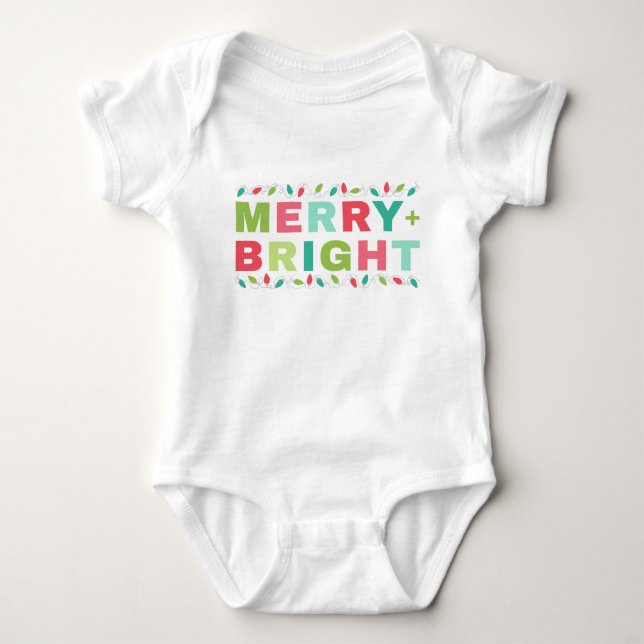 Body Joyeux + Lumineux Bébé Vacances Bodysuit (Devant)