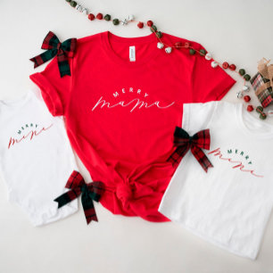 Body Joyeux Mini joli Script Baby Christmas Bodysuit