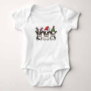 Body Joyeux Noël Boston Terrier Chiens