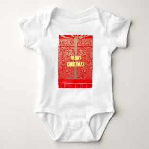 Body Joyeux Noël Golden Red Parties scintillant Hearts 