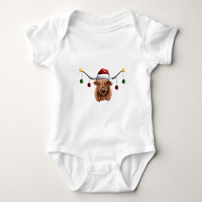 Body Joyeux Noël Hielan Coo (Devant)