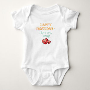 Body Joyeux papa d'anniversaire, cadeau de Fête des pèr