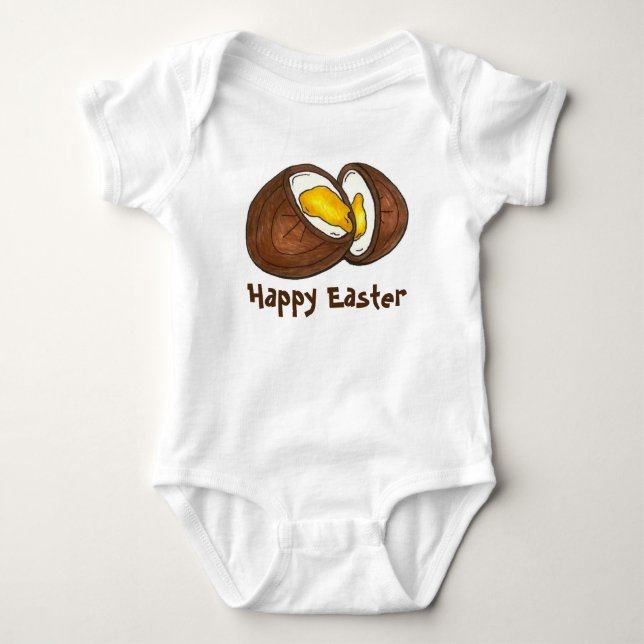 Body Joyeux Pâques Chocolat Crème Oeufs Panier Panier C (Devant)