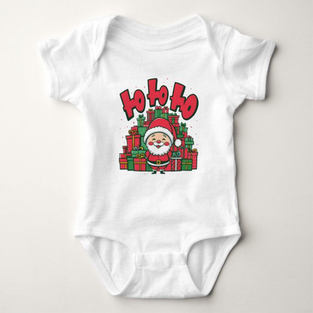 Body Joyeux Père Noël de dessin animé Noël (Devant)