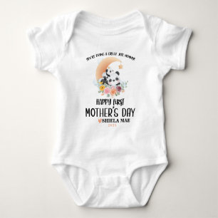 Body Joyeux prénom de la fête des mères Bodysuit bébé a