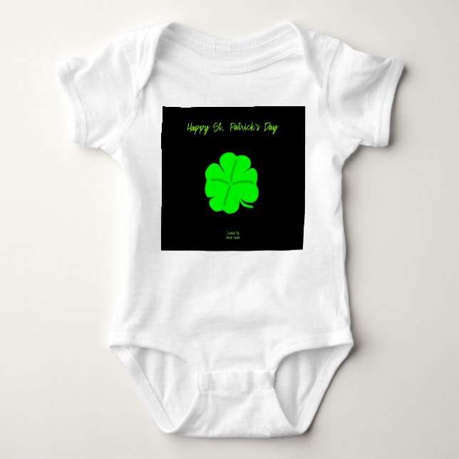 Body Joyeux St. Patrick's Day Baby Jersey Bodysuit (Devant)