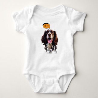 Body Joyful Springer Spaniel  in Watercolor