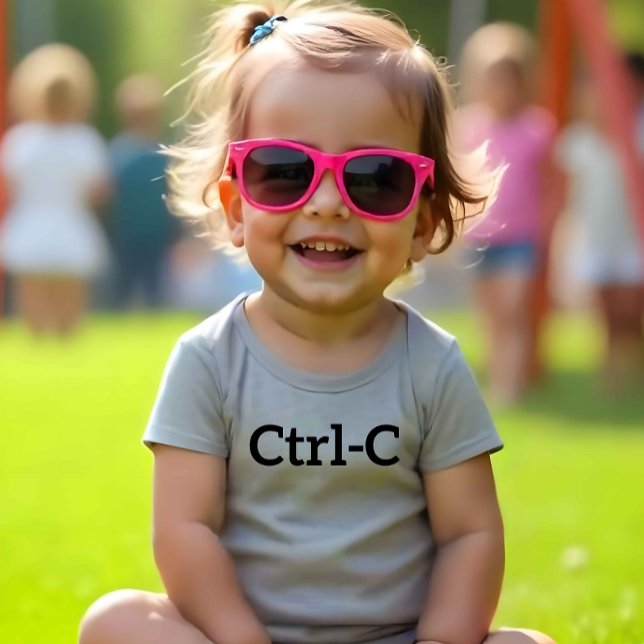 Body Jumeaux Ctrl-C (The ideal cheeky baby shower gift for parents that love their metal.)