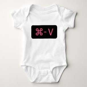 Body Jumeaux noirs/commande rose - chemise de "pâte" d