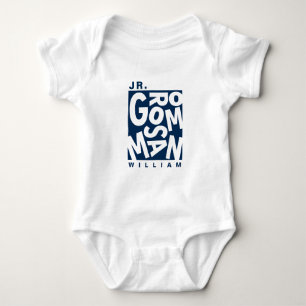 Body Junior Jr Groomsman, mariage, Navy Blue
