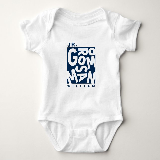 Body Junior Jr Groomsman, mariage, Navy Blue (Devant)