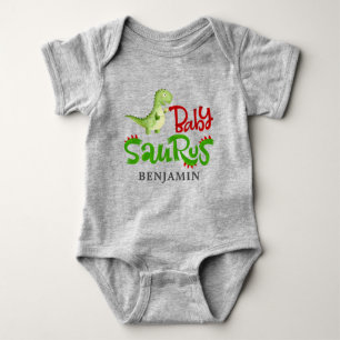 Body Jurassic Dinosaur Personalisé Baby Saurus