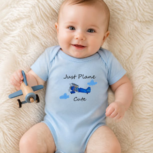 Body Juste un avion mignon bleu Avion et nuages Aviatio
