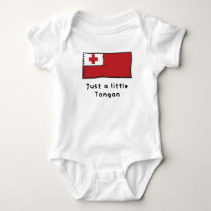 Body Juste Un Petit Drapeau Tongan Drôle Mignonne Tong