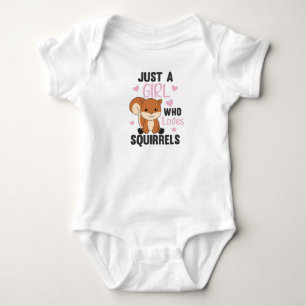 Body Juste une fille qui aime les écureuils doux Écureu