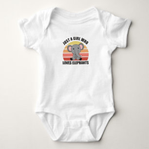 Body Juste une fille qui aime les éléphants mignons ani