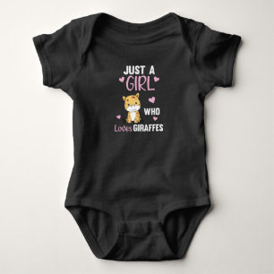 Body Juste Une Fille Qui Aime Les Giraffes - Mignonne G