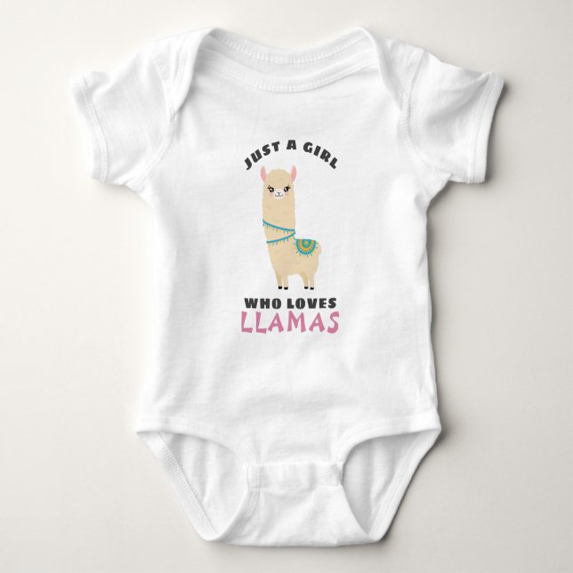 Body Juste une fille qui aime les lamas (Devant)